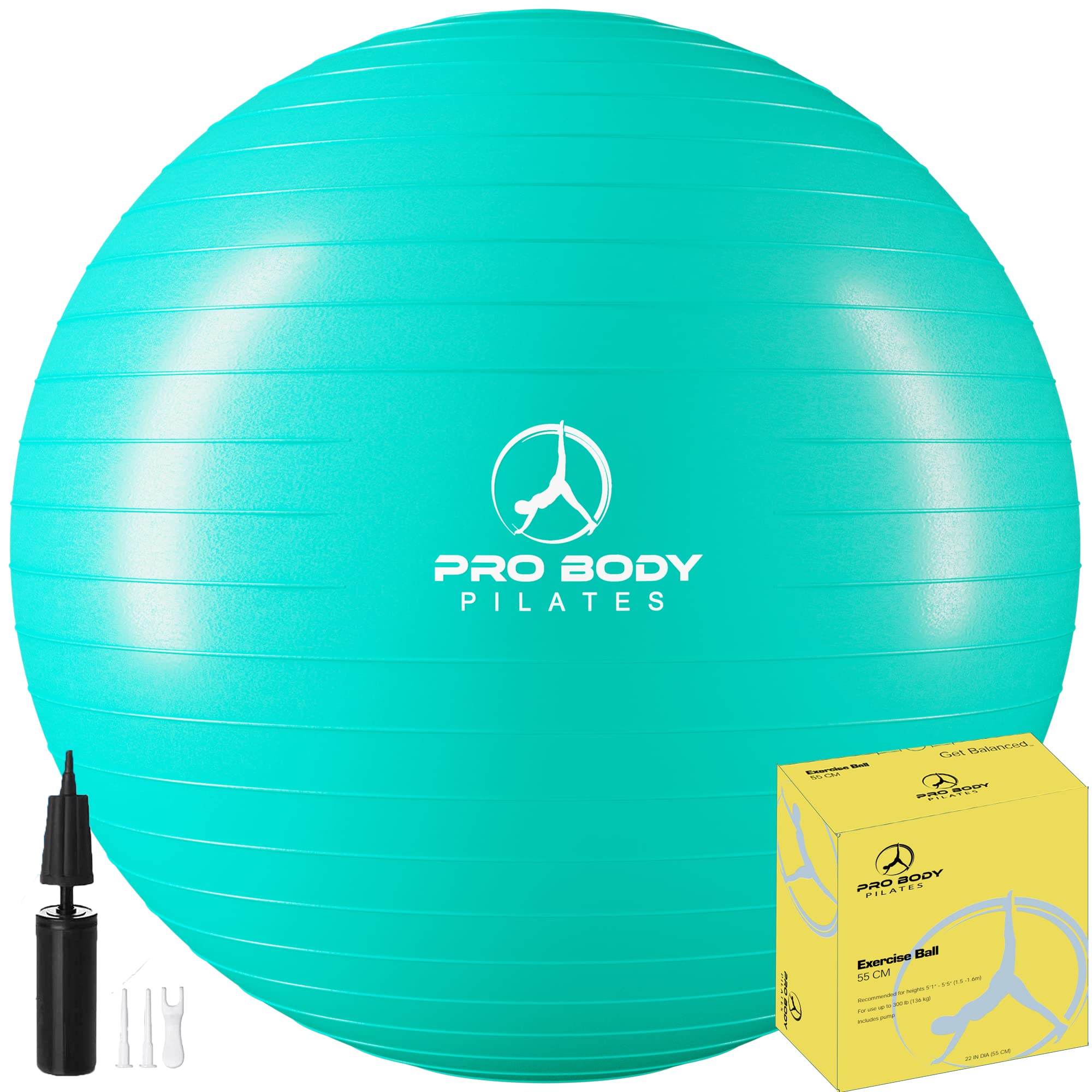 ProBody Pilates Ball Exercise Ball Yoga Ball Multiple Sizes