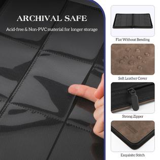 side loading card binder BAZIC 9-Pockets Double Sided Trading Holders (100/Pack) BAZIC Products and free from scratches or spills. ProCase 4 Pocket Top Loader