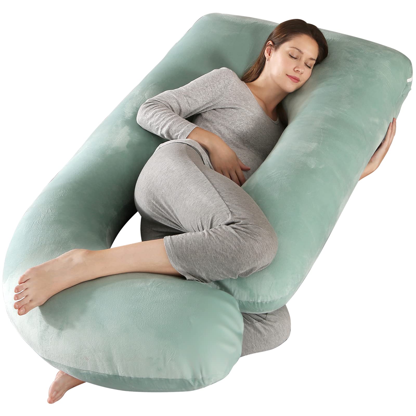 BATTOP Pregnancy Pillows for Sleeping Full Body Maternity Pillow