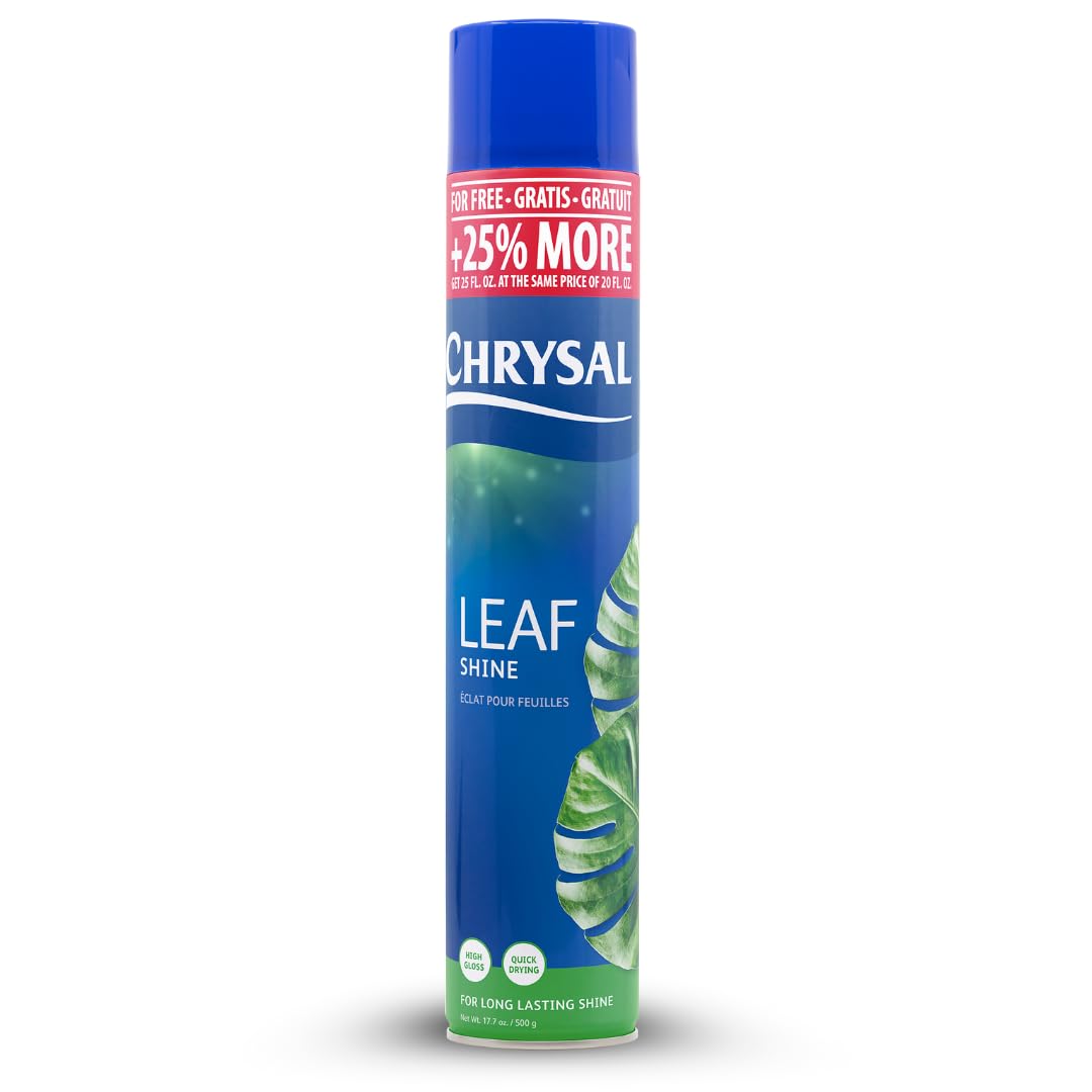 Chrysal LeafShine-Parent Leaf Shine Spray for Indoor Plants (25 Ounce 1  Pack)