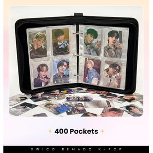 Swico Remado Kpop Photocard Binder Cute 400 Pockets Photocard Holder Book with Sleeves Photo Album for Swico Remado Kpop Photocard Binder Cute 400 Pockets Photocard Holder Book with Sleeves Photo Album for