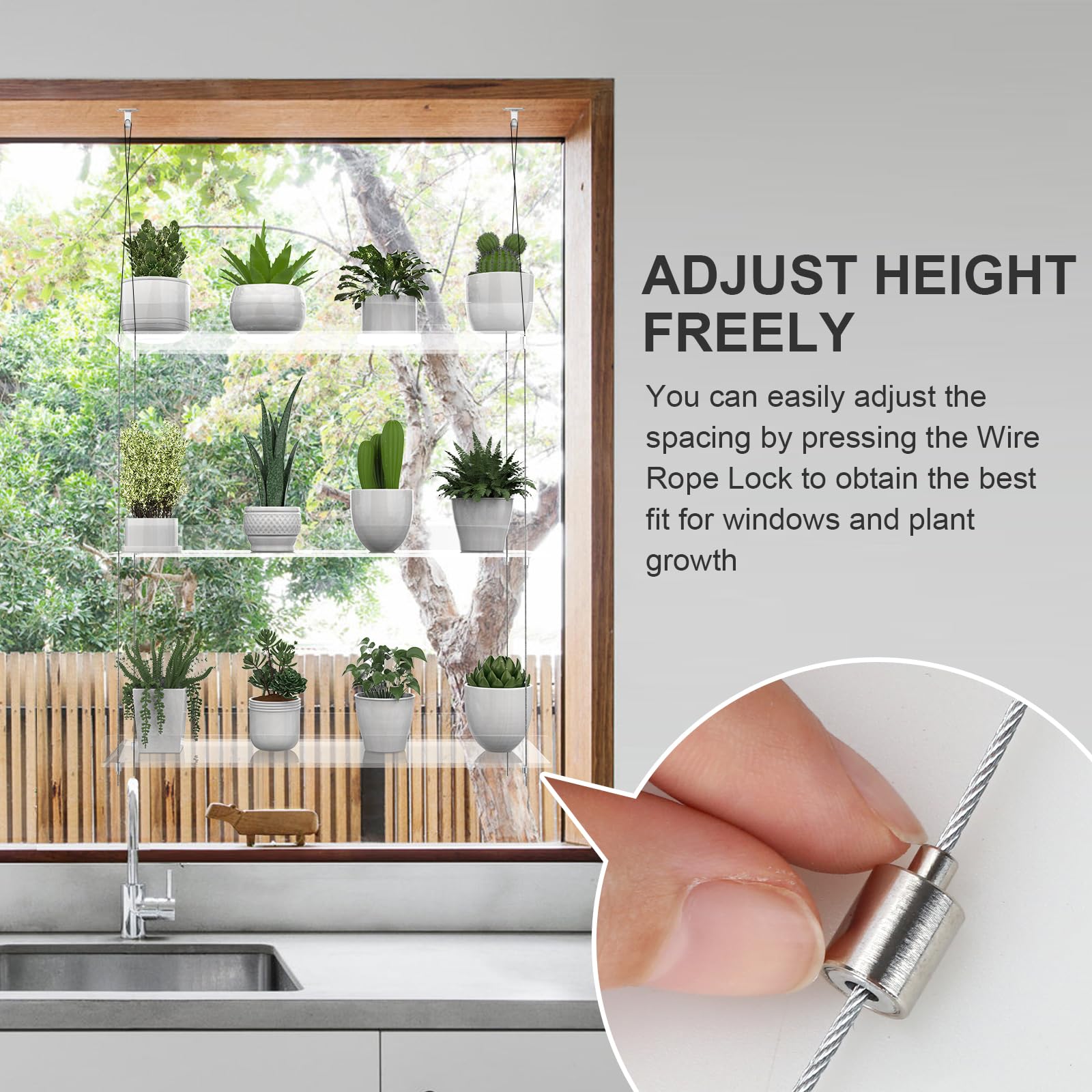 hanging window plant shelves from Sears.com
