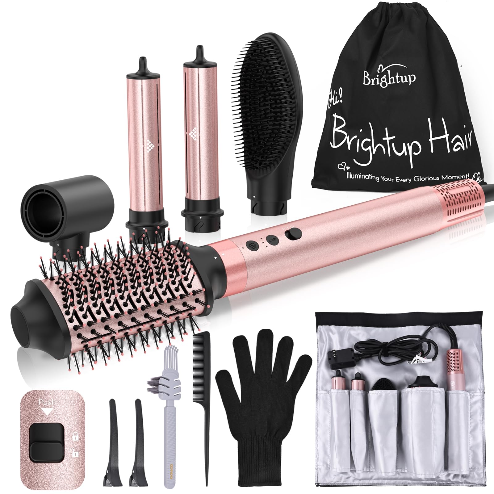 Brightup Upgraded Professional Hot Air Styler - 1400W High  display picture 2