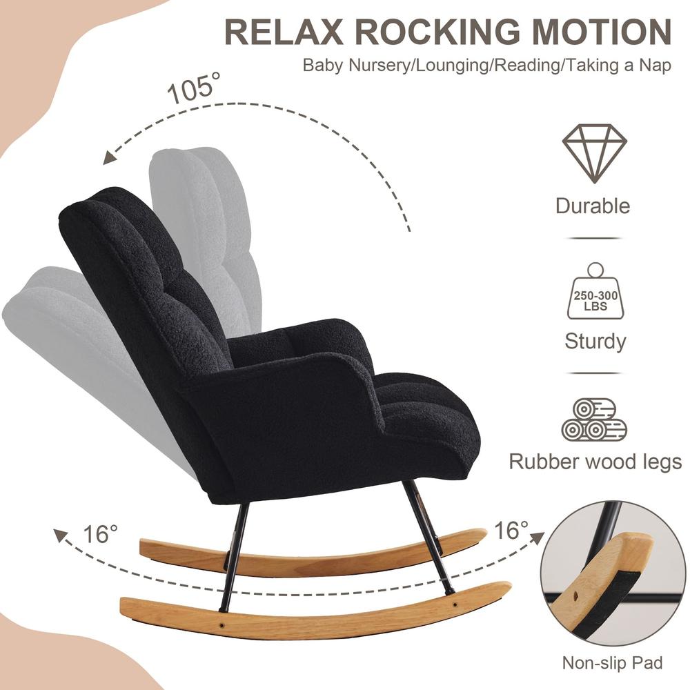 Tedy Rocker Zedachica Rocking Chair Nursery Teddy Glider Rocker Rocking Accent ...