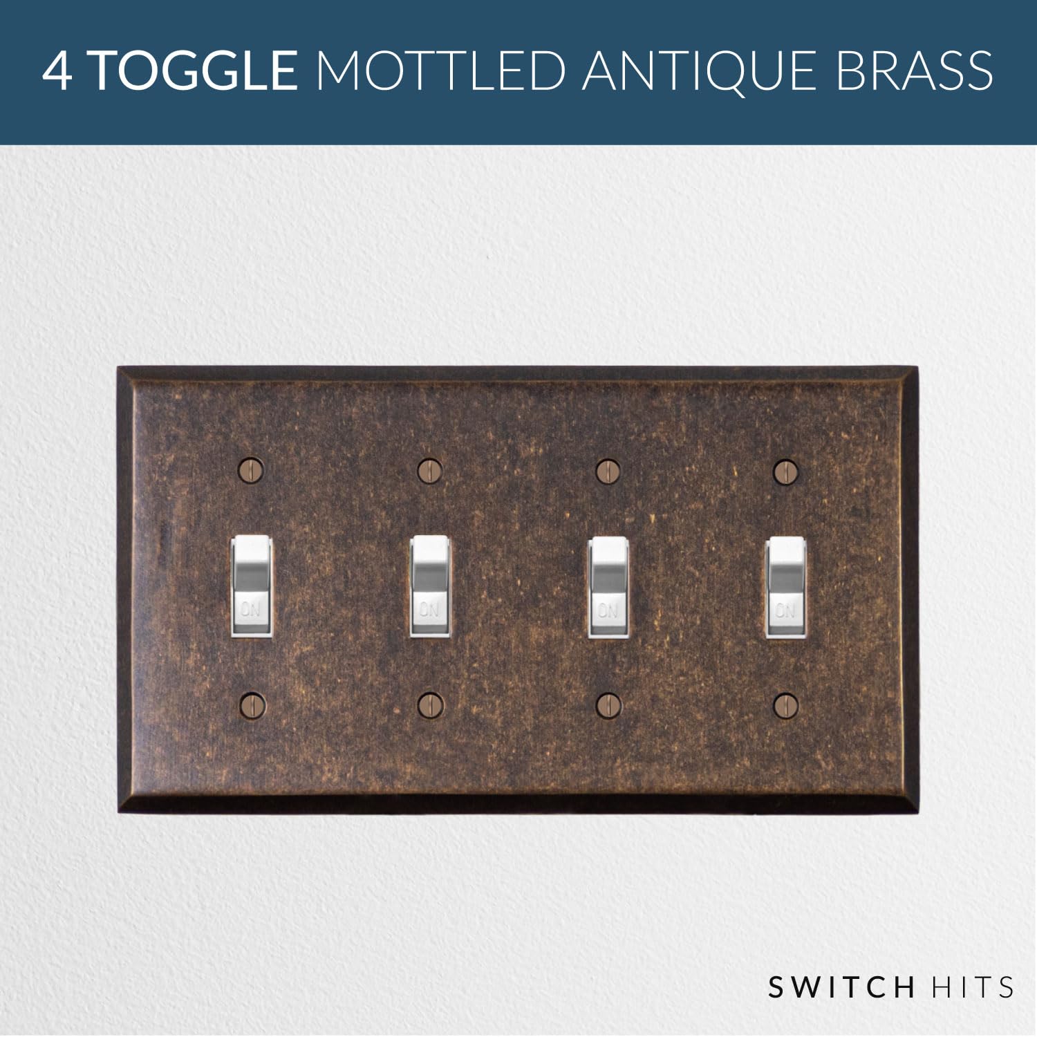 Decorative Light Switch Cover Plate Rustic Flower White Floral Vintage