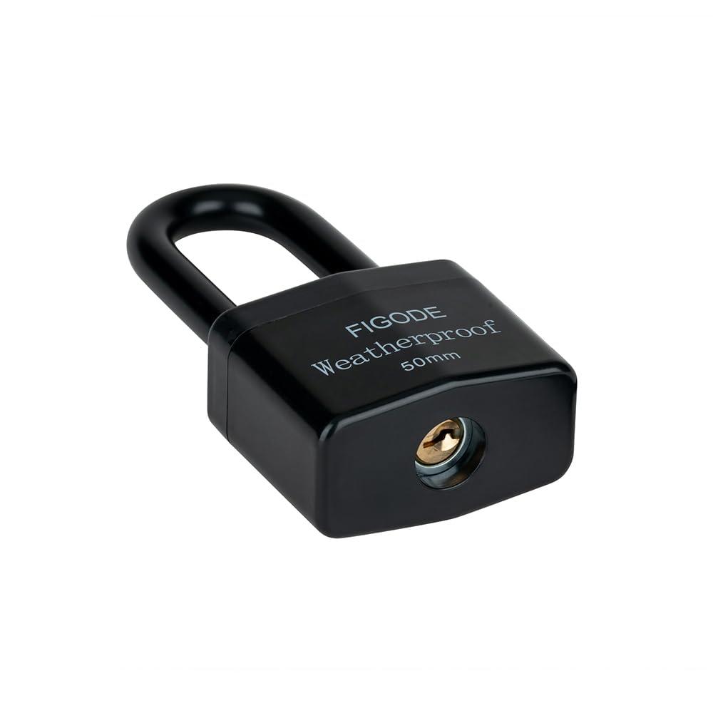 Figode Locks FIGODE Outdoor Waterproof Padlocks, Covered Heavy Duty Laminated Steel ...