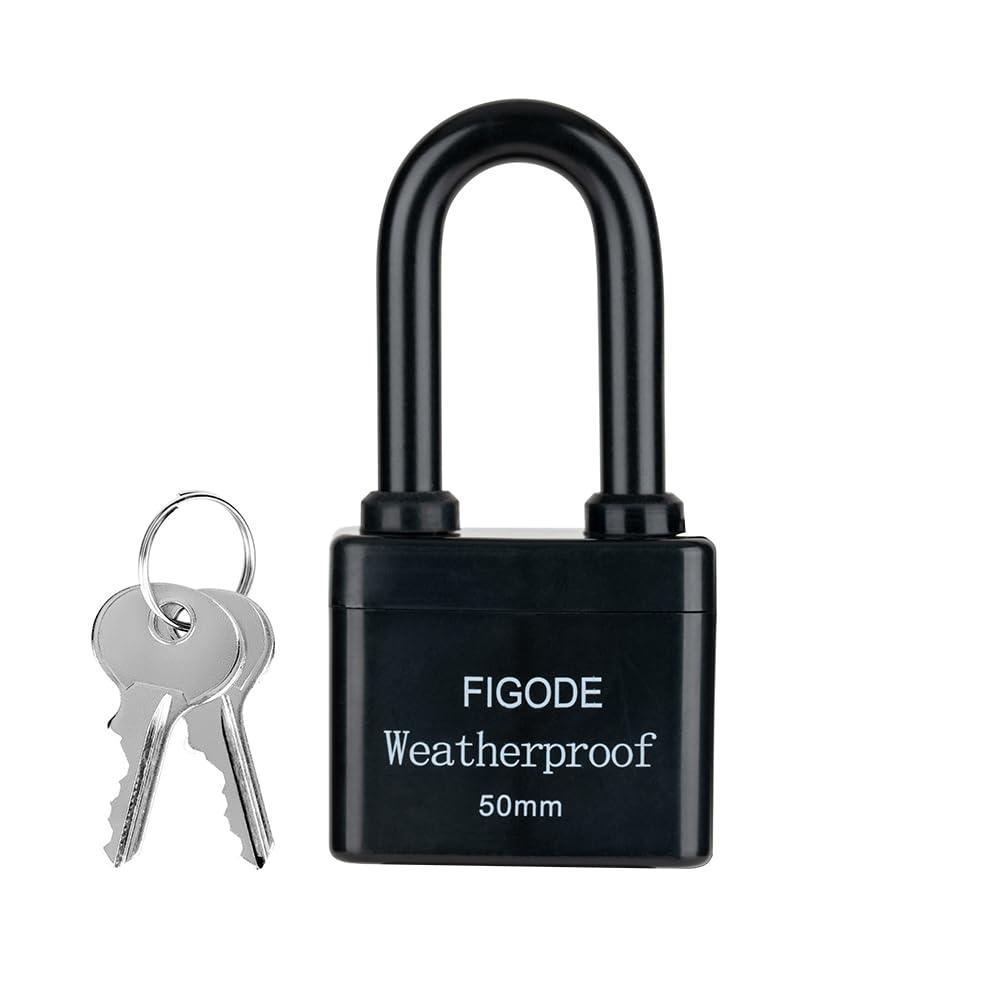 Figode Locks FIGODE Outdoor Waterproof Padlocks, Covered Heavy Duty Laminated Steel ...