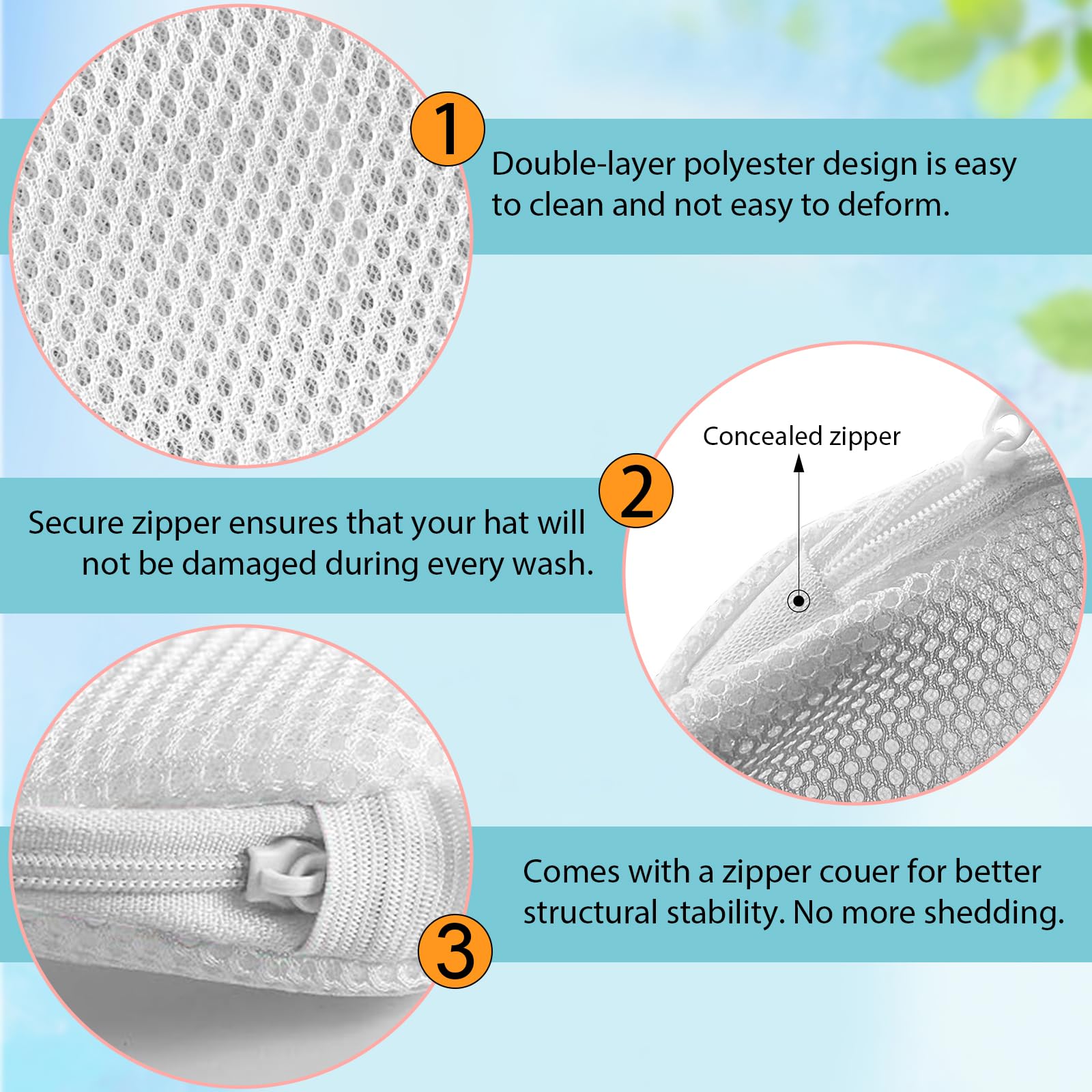 Der Rose 3 Pack Hat Washer Baseball Cap Cleaner Cap Jamaica