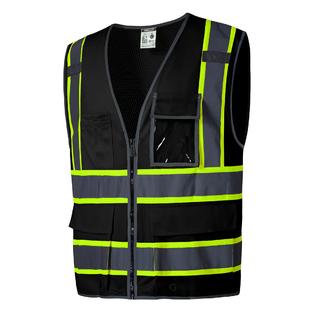 SKSAFETY 10 Pockets Safety Vest, Class High Visibility Security