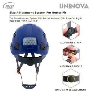 Hard Hats UNINOVA OSHA For Construction ANSI Approved Safety Hard