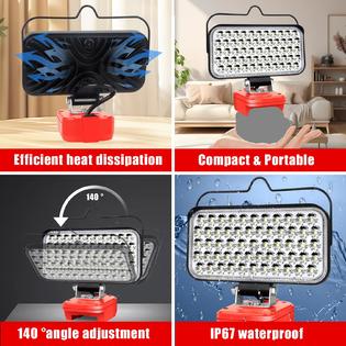 milwaukee flashlight 18v Baja Designs Squadron 2.0 / M18 ROVRLAB The Milwaukee 273520 M18 LED Work Light is a durable Milwaukee M18 18V Lithium-Ion LED