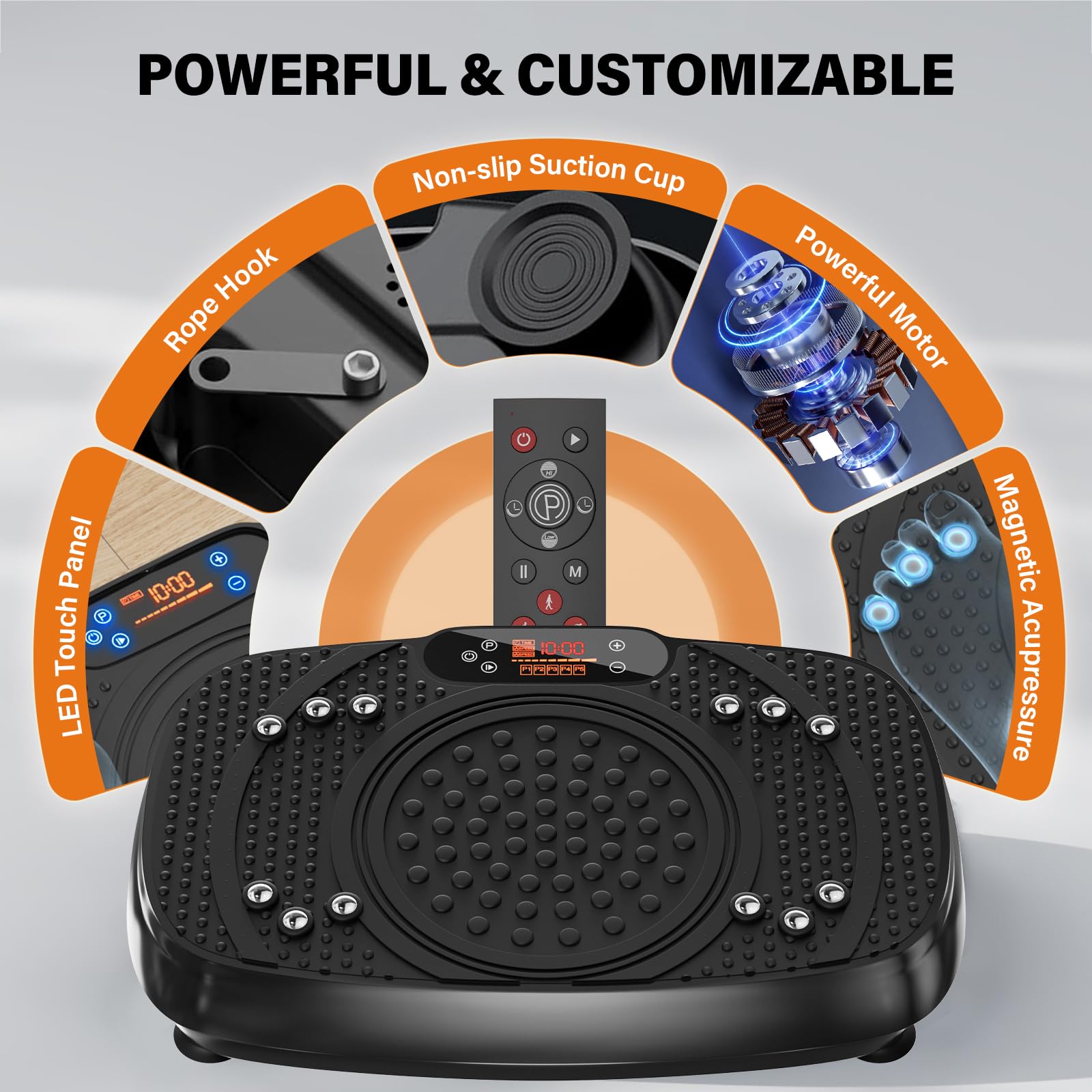best vibration collar Lifepro Amazon Shake And Fit Vibration Plate LifePro Waver Mini Vibration  Plate Exercise Machine – Portable Full main image 1