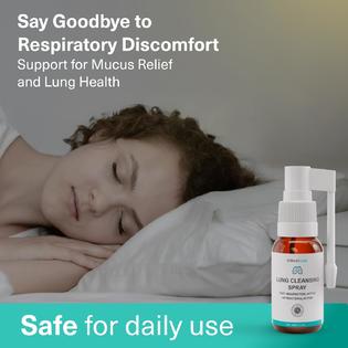 2-Pack Natural Herbal Spray For Lung & Respiratory Support - 30ml Throat Cleansing Spray