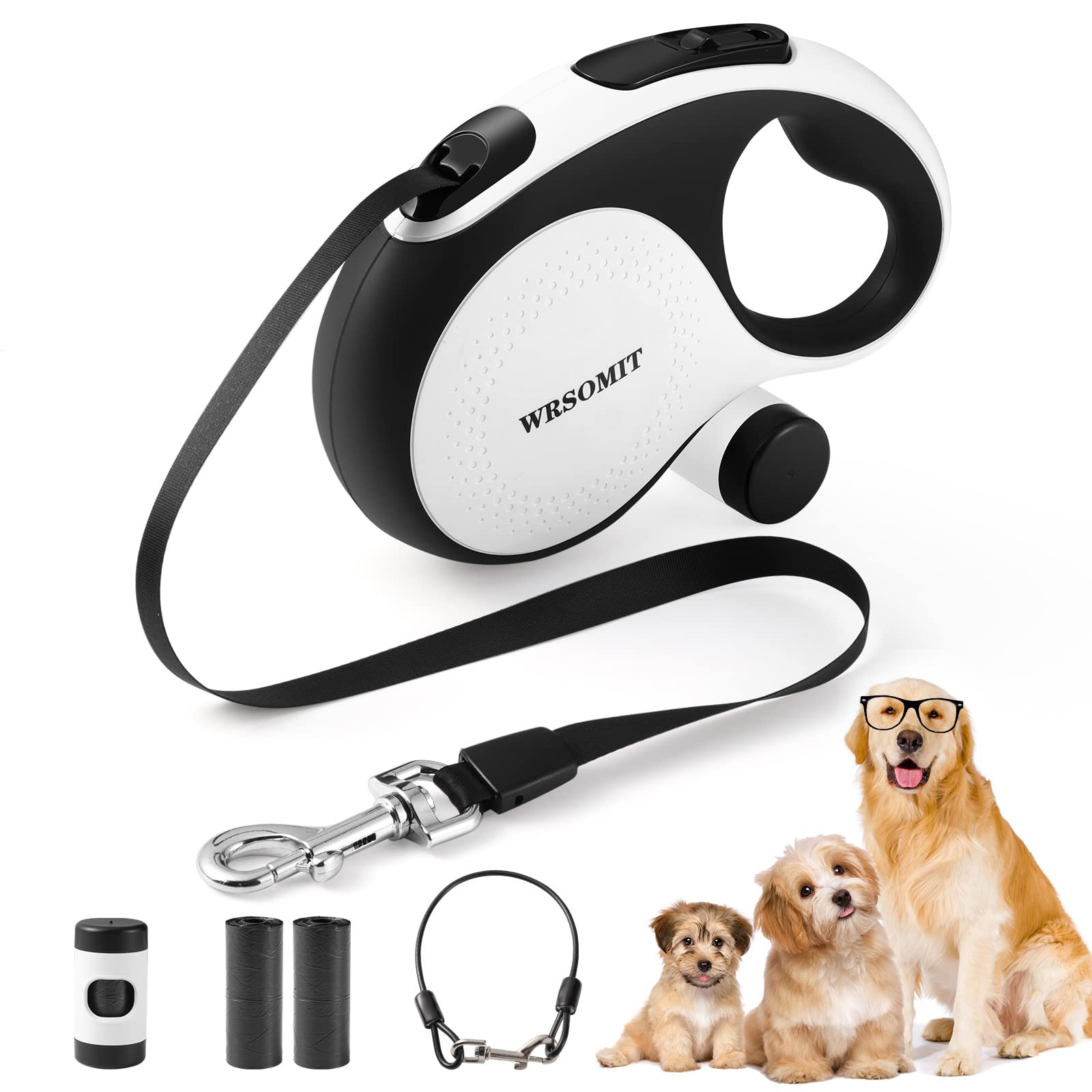 Dog 26 Ft Retractable Leash WRSOMIT Retractable Dog Leash With