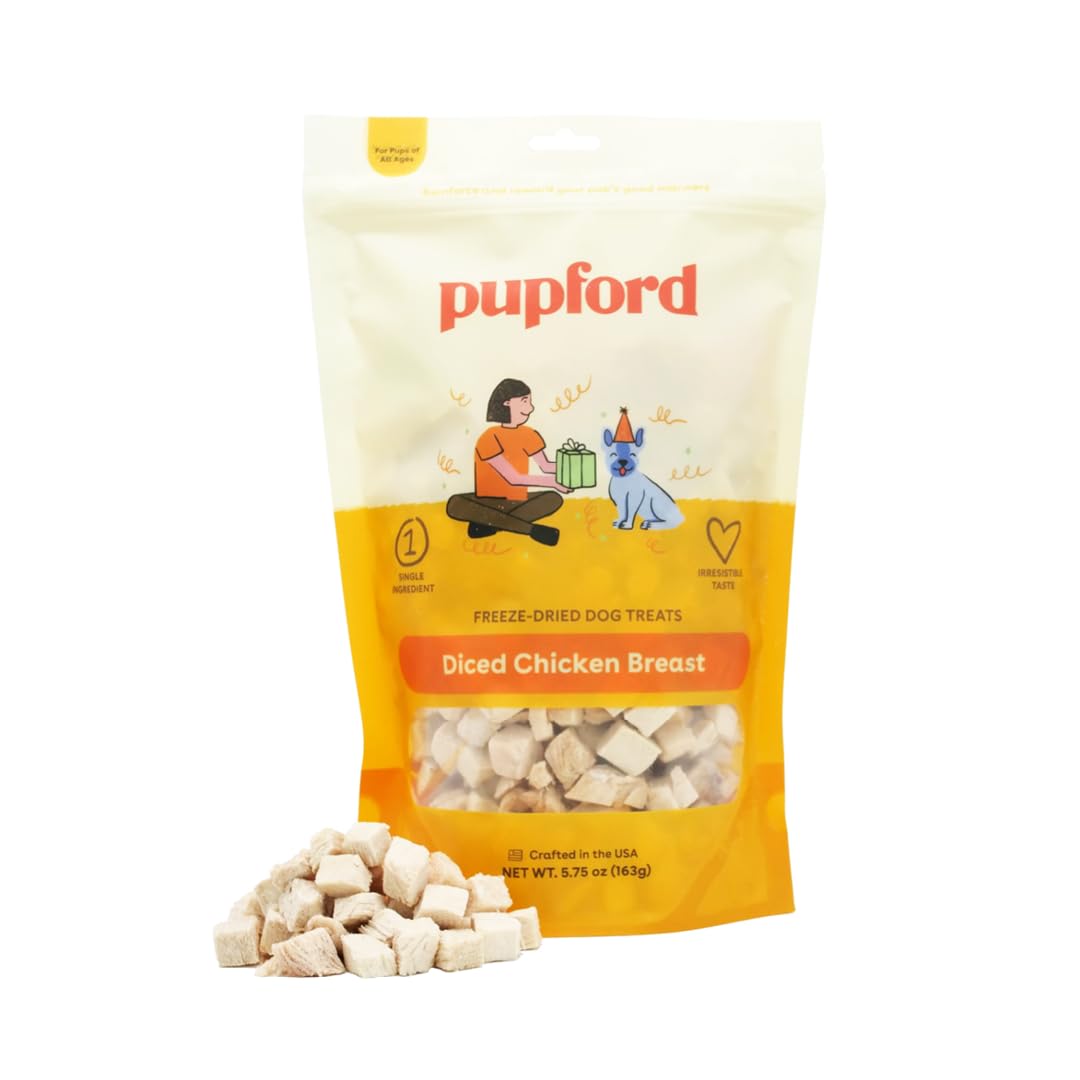 Pupford Freeze Dried Chicken Breast Treat for Dogs Puppies
