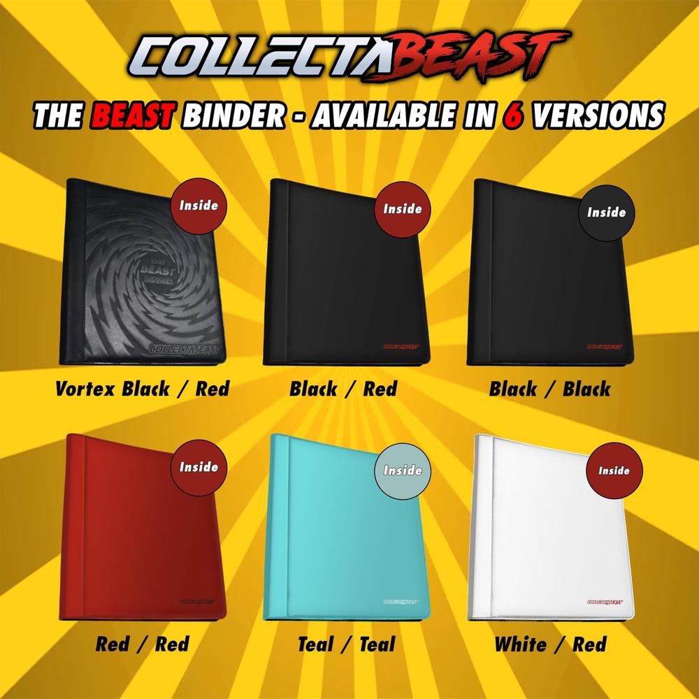 Collection Able Card CollectaBeast 1280+ Cards 20 Pocket Card Binder Collector Card Album ...