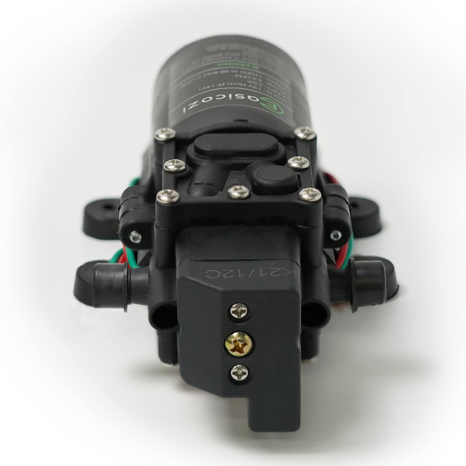 DC 12V Water Pressure Self-Priming Diaphragm Pump for Caravan/RV/Boat
