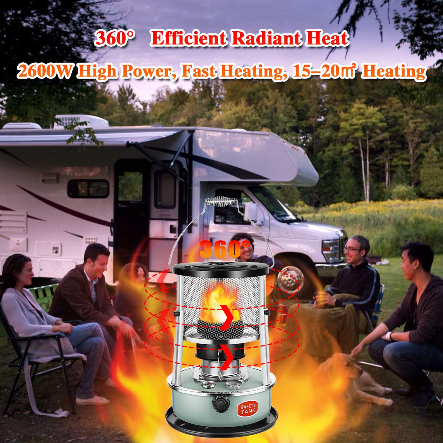 Electric Heater Indoor Portable Kerosene Heater Stove,Indoor