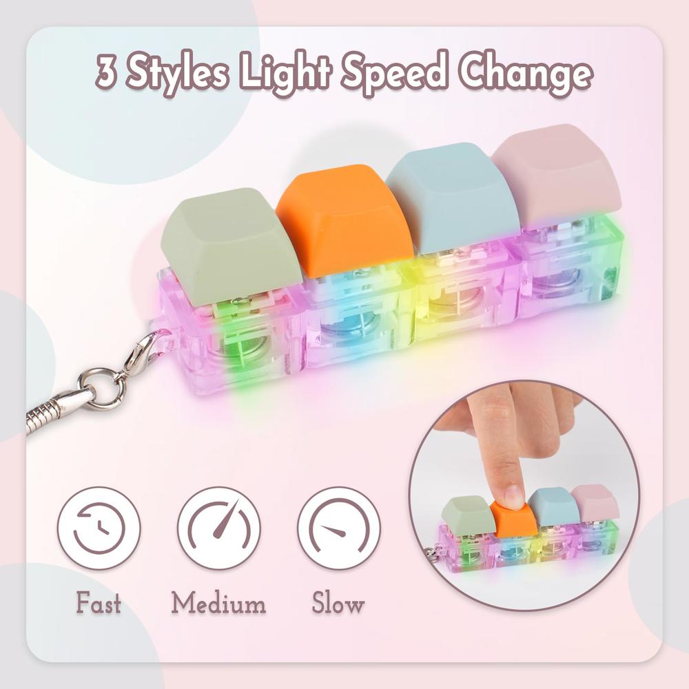 Keyboard Fidget Types Byhoo Keyboard Fidget, 3 Types of Touch Fidget Keyboard, 3 Speed ...