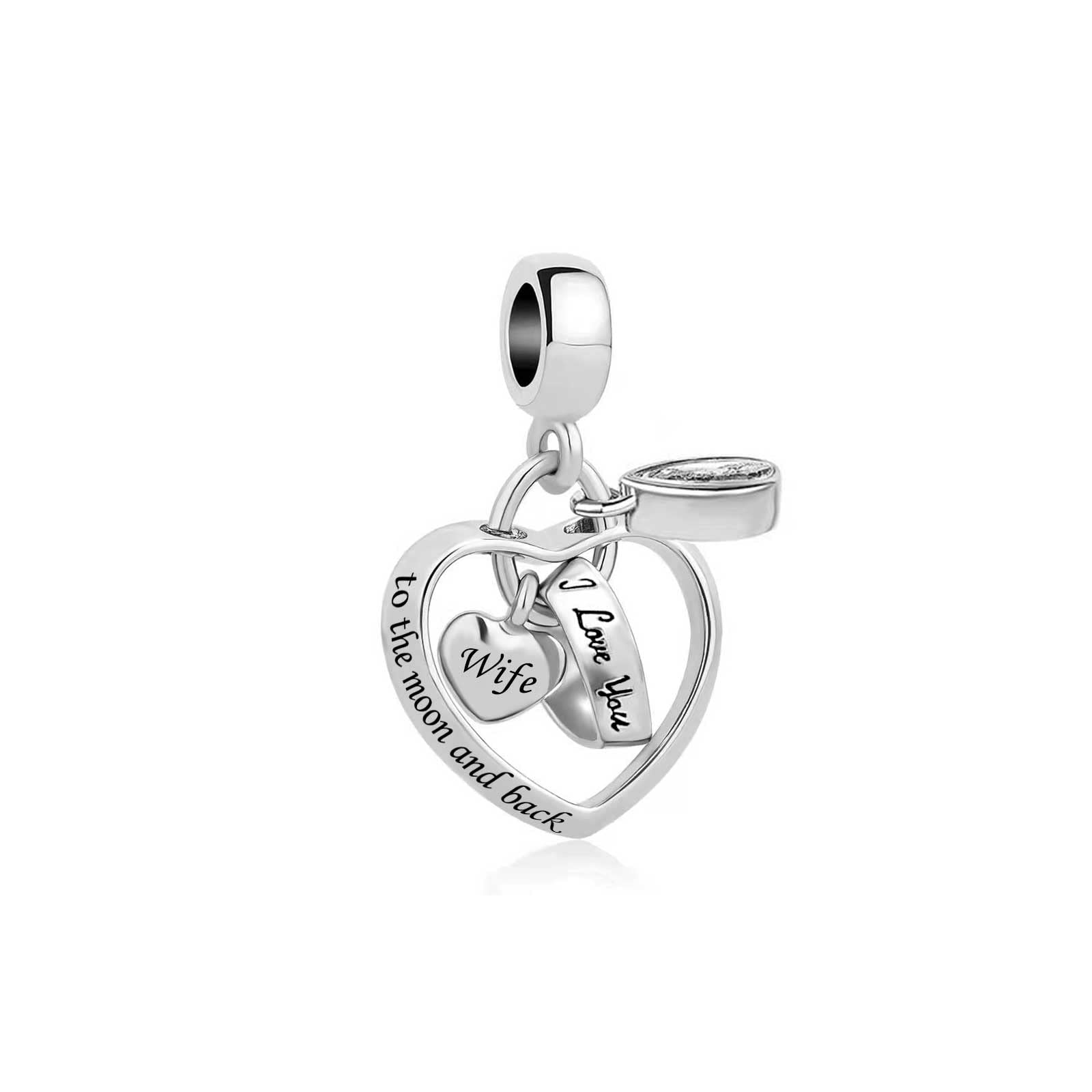 KunBead Wife Valentinefriend I Love You Heart Sale Clearance