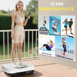 DamKee Vibration Plate Exercise Machine, Vibrating Platform For Lymphatic Drainage With 120 Speeds, Upgraded Vibrated Plates DamKee Vibration Plate Exercise Machine, Vibrating Platform For Lymphatic Drainage With 120 Speeds, Upgraded Vibrated Plates
