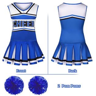 Fancy Dress Cheerleader Uniform Dresses Gortykor Cheerleader Costume For Girls Cheerleading Outfit For Halloween Cheerleader Gifts 3-10 Years (Blue, 9-10 Years) Fancy Dress Cheerleader Uniform Dresses Gortykor Cheerleader Costume For Girls Cheerleading Outfit For Halloween Cheerleader Gifts 3-10 Years (Blue, 9-10 Years)