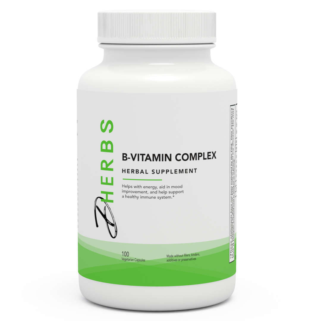 Dherbs B-Vitamin Complex, 100-Count Bottle