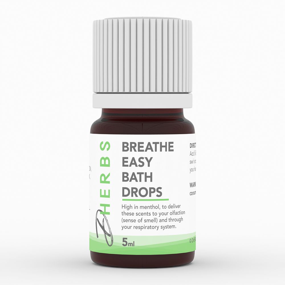 Dherbs Breathe Easy Bath Drops, 5ml
