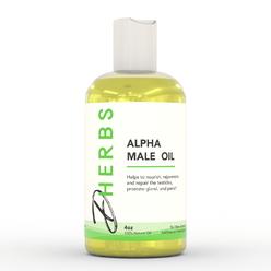 Dherbs Alpha Male Oil (4 Oz), 4 Oz.