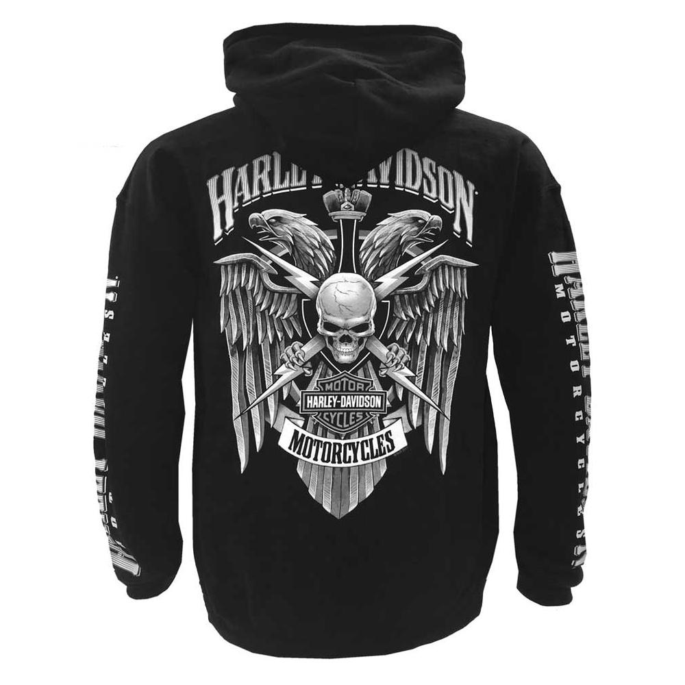Harley davidson hoodie mens Clearance