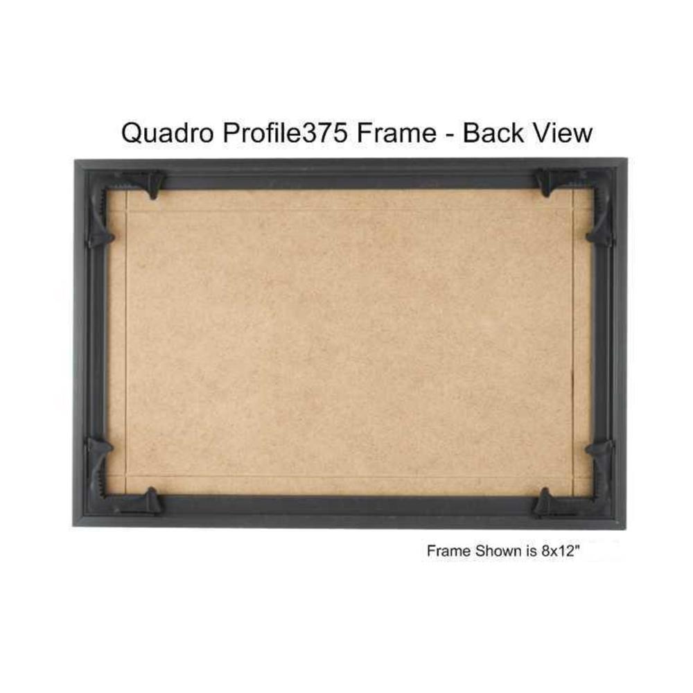 Quadro Frames Black 6x16 inch Picture Frame - Box of 1