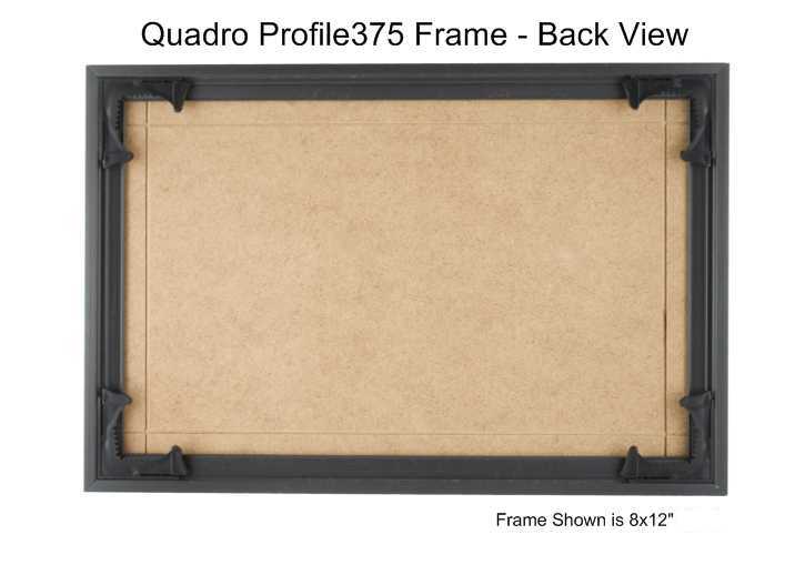 Quadro Frames Black 7x17 inch Picture Frame - Box of 6