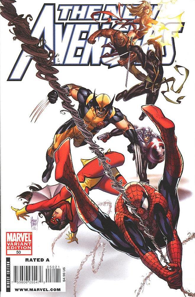 Marvel New Avengers #50 Adam Kubert Art Variant Marvel Comics Comic Book