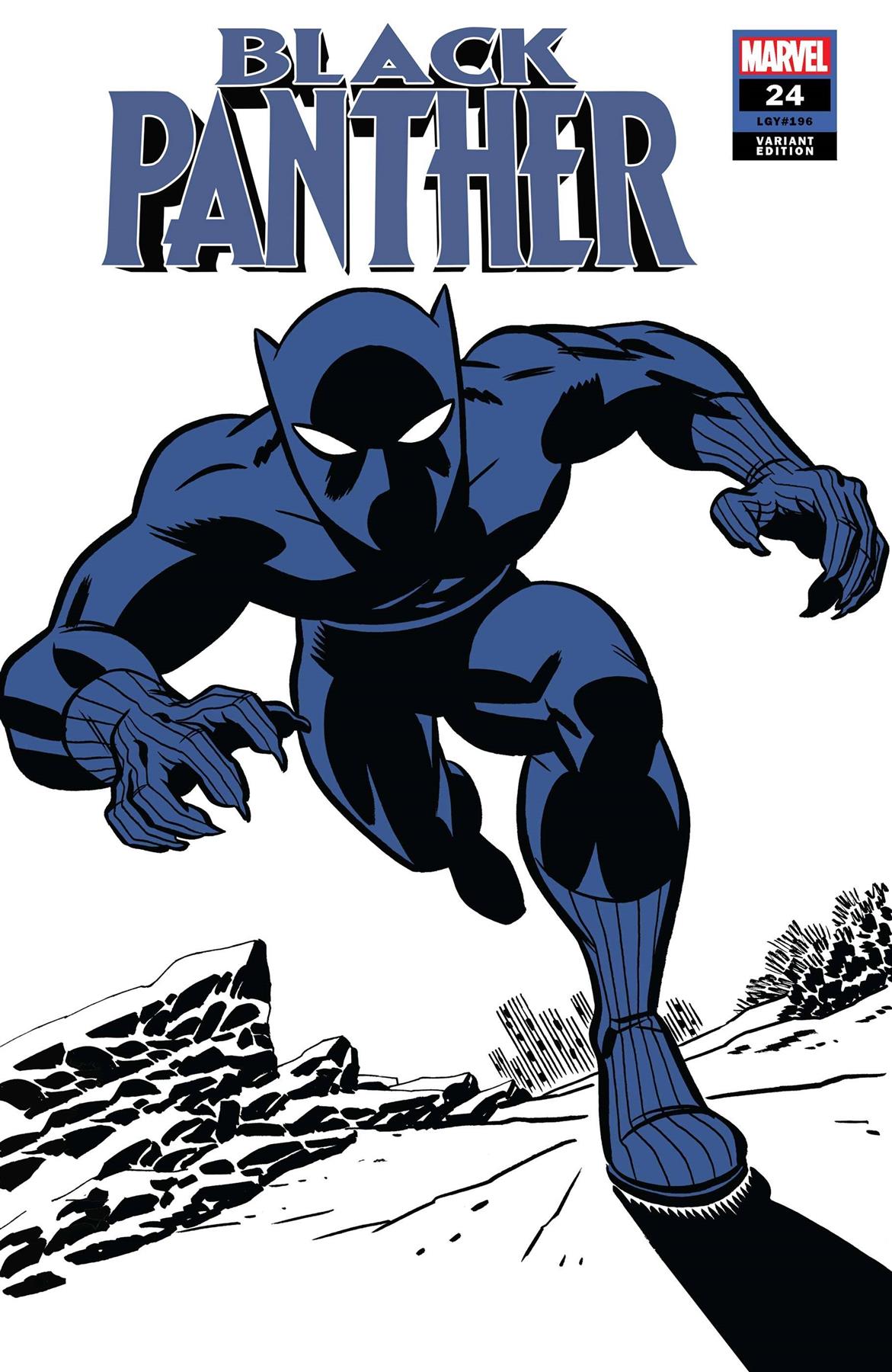 Marvel Black Panther #24 Michael Cho Black Panther Two-tone Var (Michael Cho Black Panther Two-tone Var) Marvel Comics Comic Book 2021