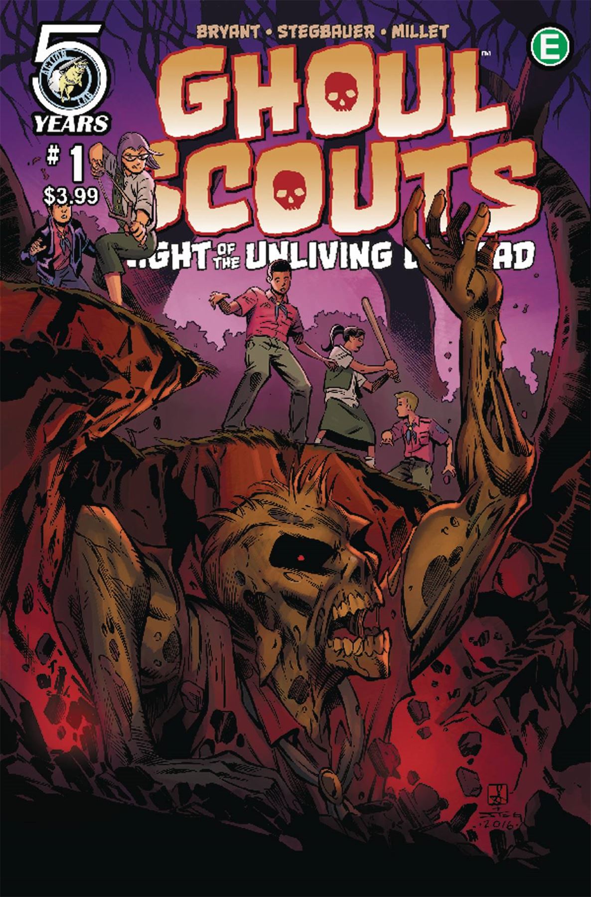 Scout Comics Ghoul Scouts Night Of The Unliving Undead #1 Cvr C Izaakse (Cvr C Izaakse) Action Lab Entertainment Comic Book