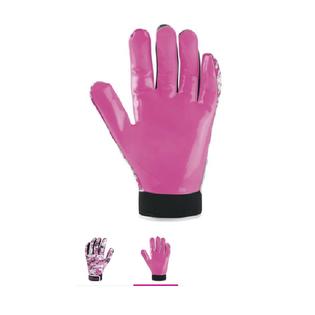 Wilson Football Receiver Gloves Camouflage Pink Youth Small Pair