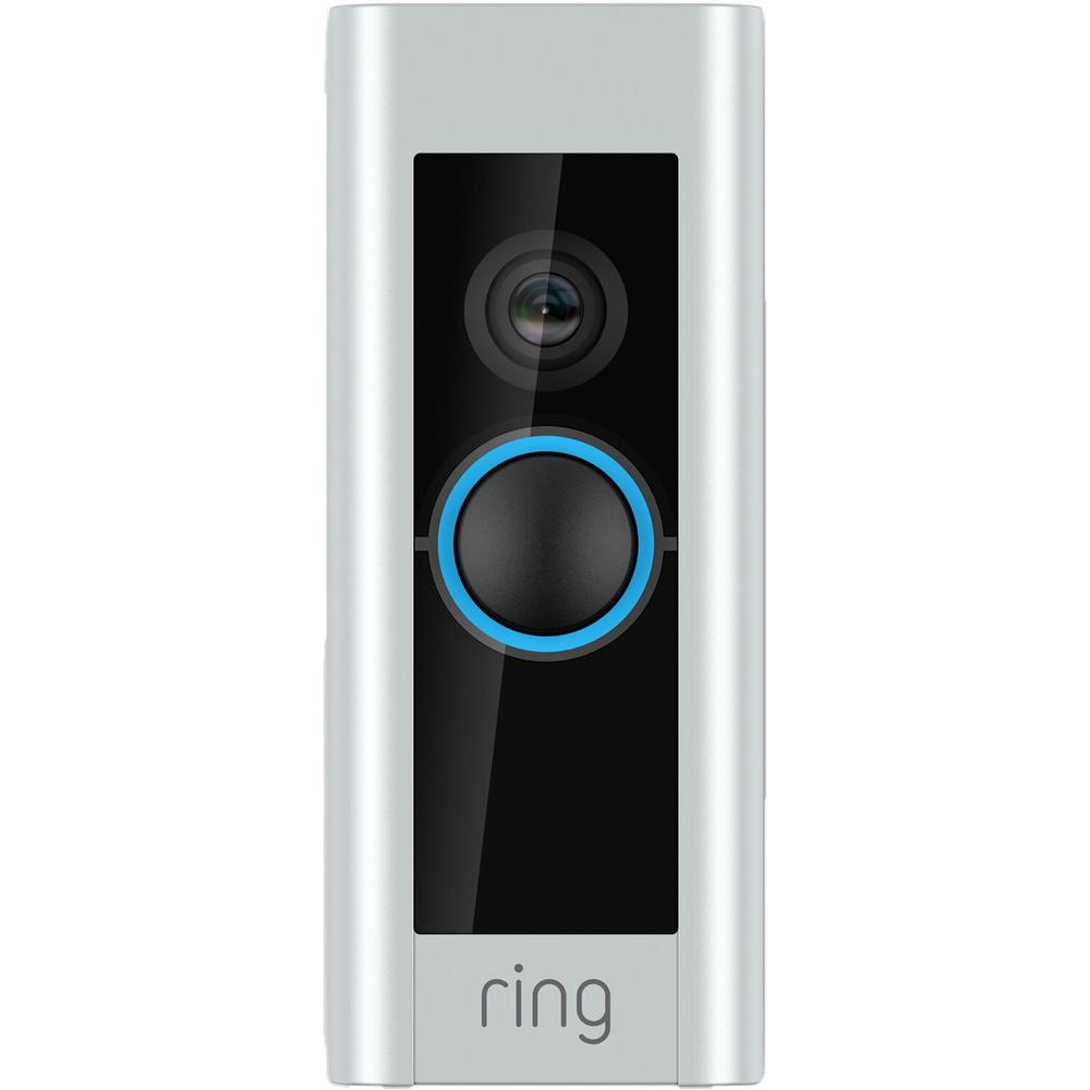 Ring Video Doorbell Pro Smart Wi-Fi B08M125RNW Wired Satin Nickel