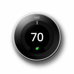 Nest GOOGLE T3019US 3rd Generation Polished Steel Nest Learning Thermostat