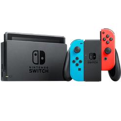 Nintendo Switch 32GB Handheld Console - Joy‑Con Neon Red/Neon Blue Controllers