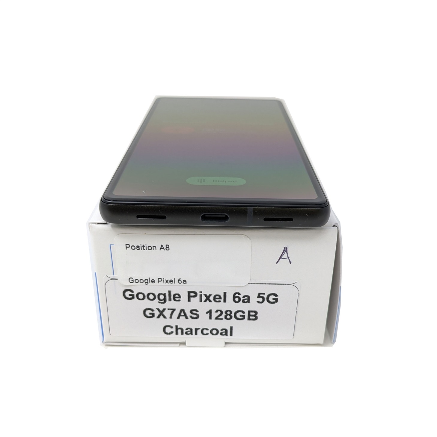 GOOGLE Grade A Google Pixel 6a 5G GX7AS 128GB/6GB Unlocked Smartphone- Charcoal- Generic Box