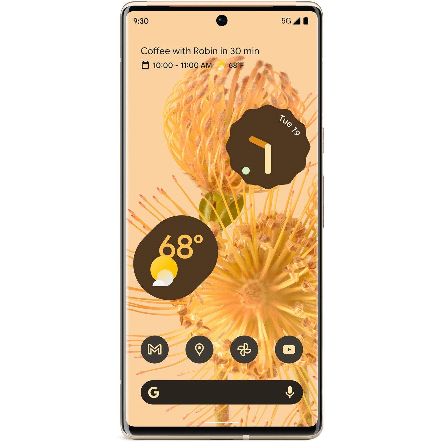 Google Pixel 6 Pro 5G GA03151-US Factory Unlocked 12GB RAM Smartphone - Sorta Sunny