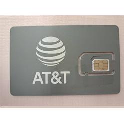 AT&T 5G SIM Card AT&T Triple cut SIM Card Post & Prepaid 6821B