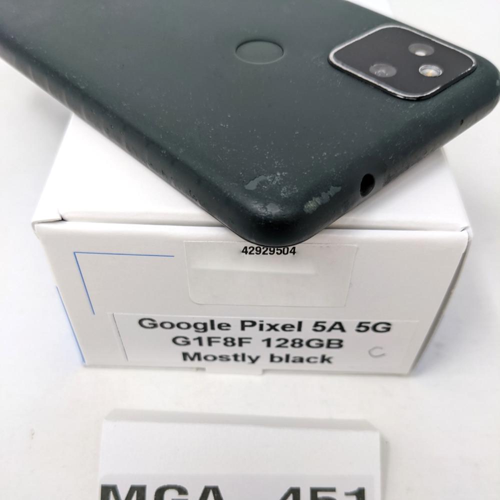 GOOGLE Grade C Google Pixel 5A G1F8F 5G 128GB Unlocked 6GB RAM Smartphone - Mostly Black