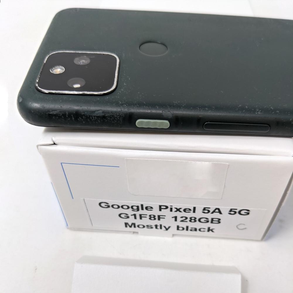 GOOGLE Grade C Google Pixel 5A G1F8F 5G 128GB Unlocked 6GB RAM Smartphone - Mostly Black