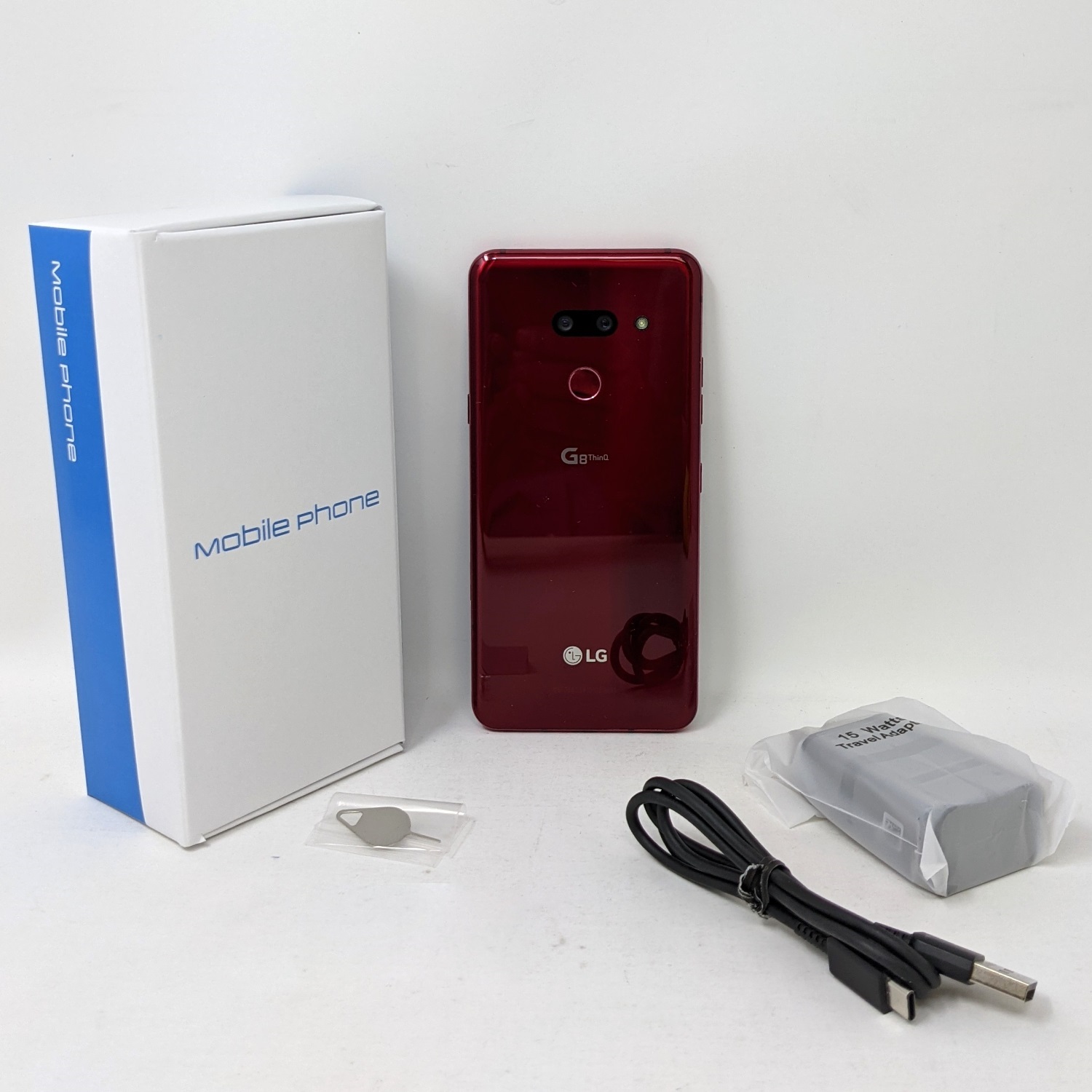 LG Grade C LG G8 ThinQ LMG820TM 128GB T-Mobile 6GB RAM Smartphone - Red - Generic Box