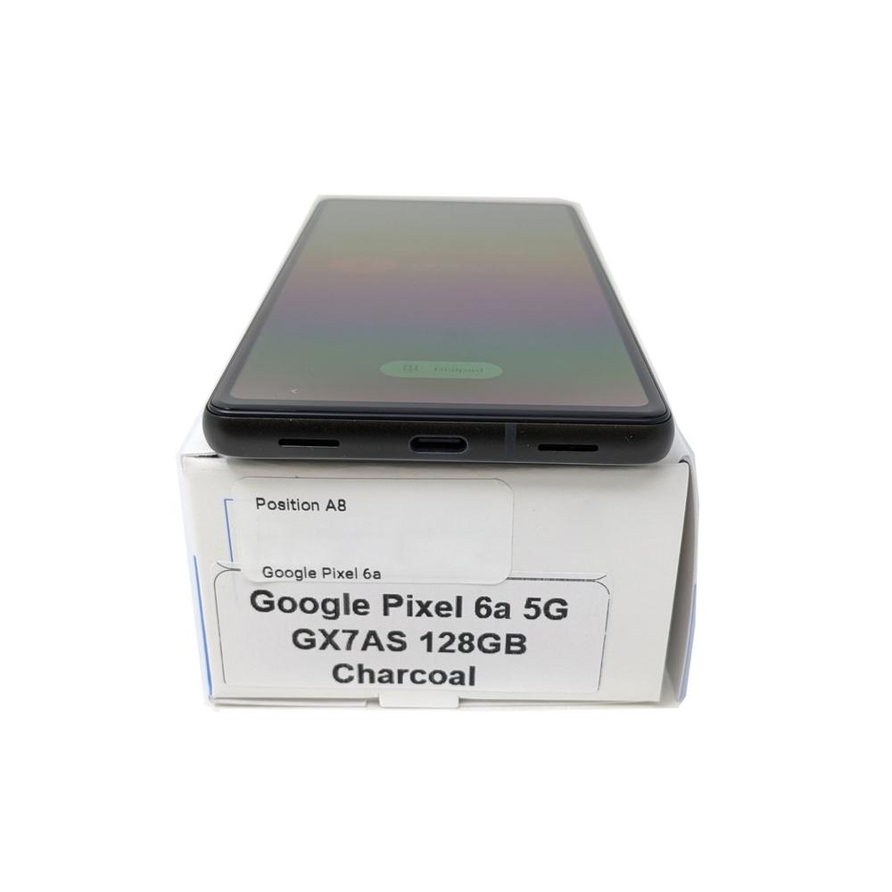 GOOGLE Grade C Google Pixel 6a 5G GX7AS 128GB Factory Unlocked 6GB RAM Smartphone-Charcoal-Generic Box