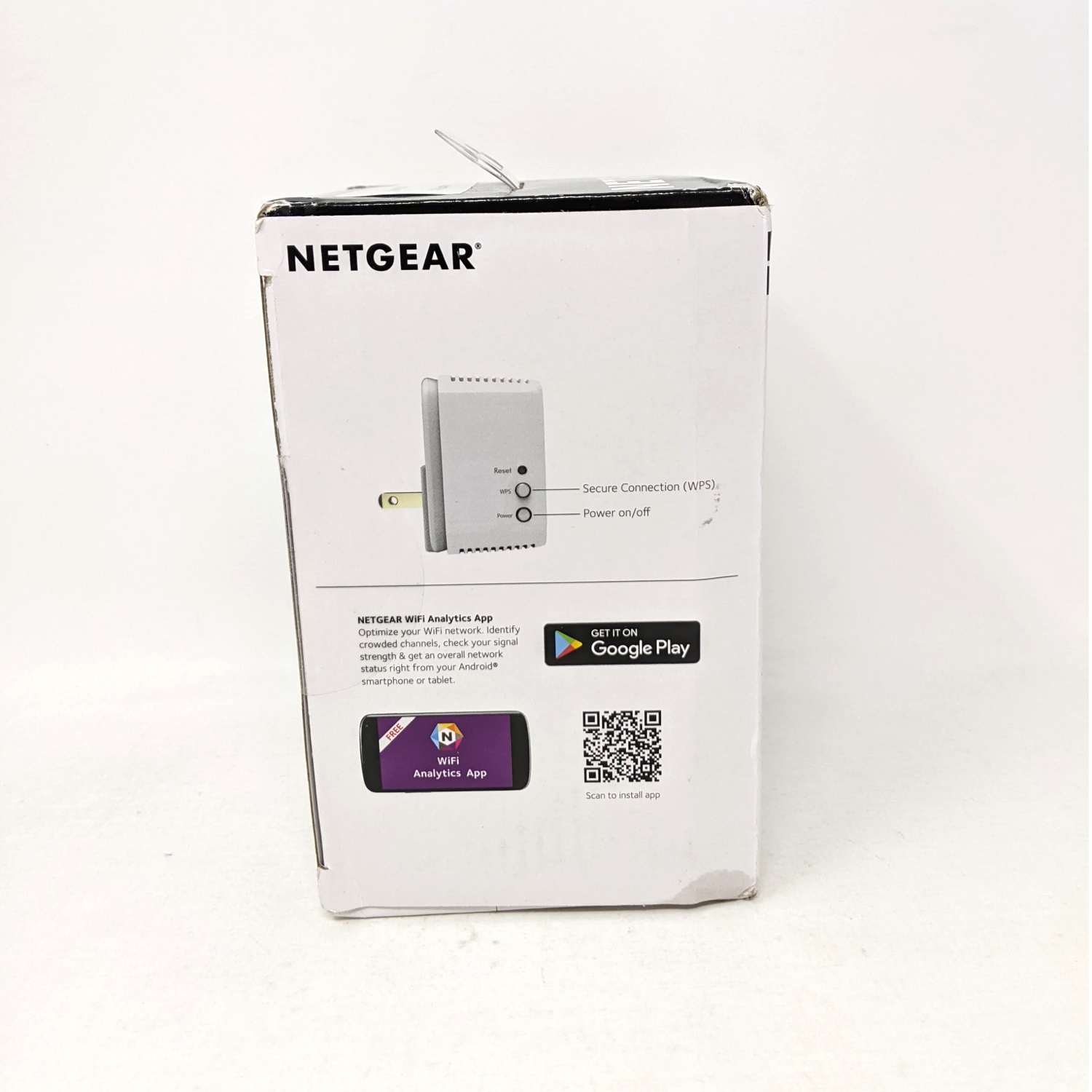 Netgear OB Netgear AC750 Dual Band Range WiFi Range Extender - White