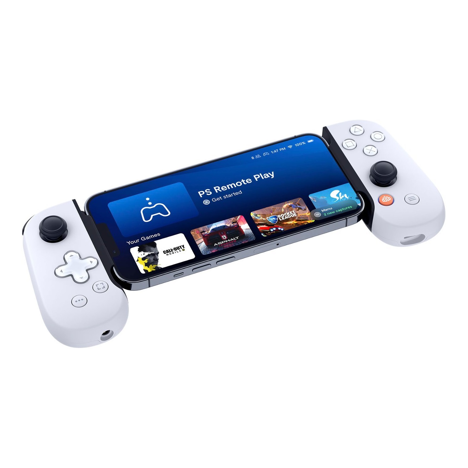 Sony Backbone One Mobile Gaming Controller for iPhone PlayStation Edition - White