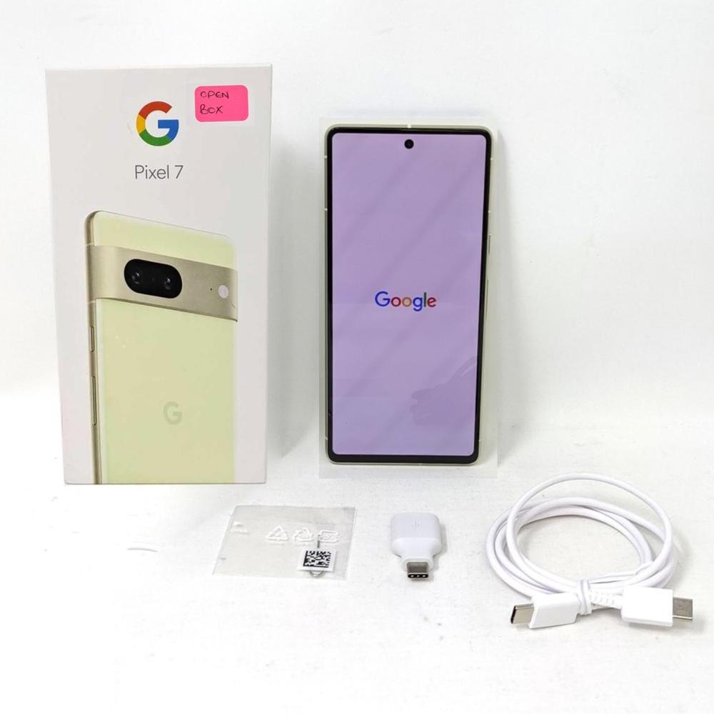 GOOGLE OB Google Pixel 7 5G 128GB GA03943-US Factory Unlocked 8GB RAM Smartphone - Lemon Grass