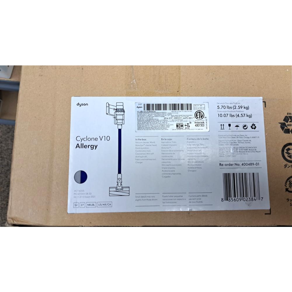 Dyson Grade A Dyson Cyclone V10 Allergy Cordless Vacuum Cleaner - Blue